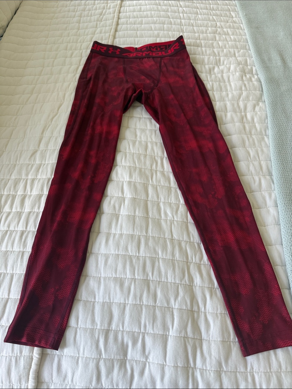 Under Armour Deep Red Compression Tights